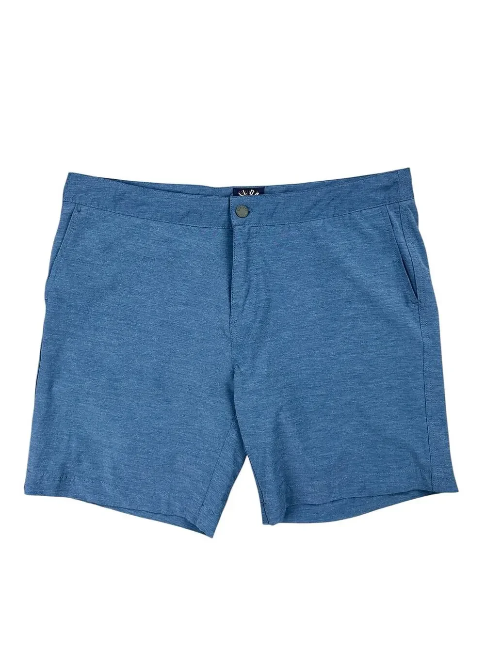 Faherty All Day Hybrid Drawstring Shorts Navy — Size 38